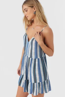 Women O’Neill Dresses<CHERI FADE STRIPE TIERED DRESS