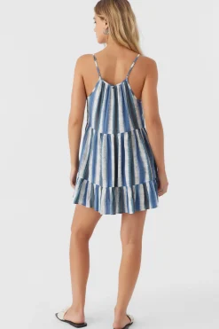 Women O’Neill Dresses<CHERI FADE STRIPE TIERED DRESS