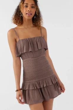 Women O’Neill Dresses<CONSTANCE SMOCKED DRESS