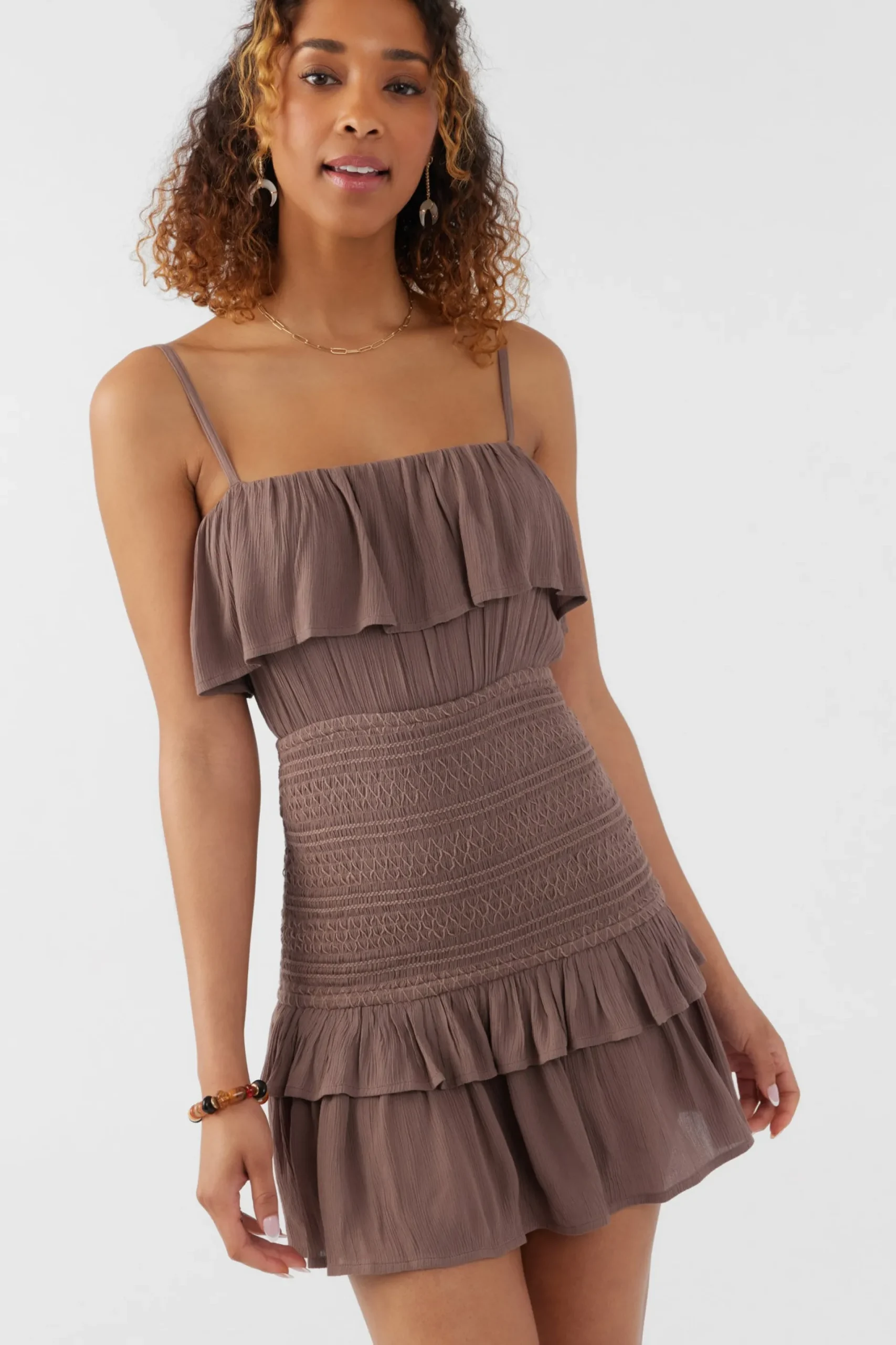 Women O’Neill Dresses<CONSTANCE SMOCKED DRESS