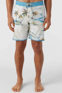 O’Neill Side Pockets<CRUZER SCALLOP 18" BOARDSHORTS