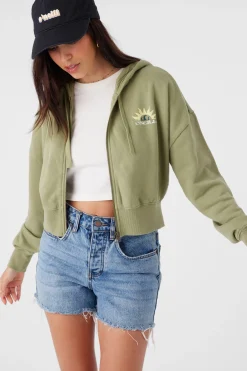 Women O’Neill Sweaters, Hoodies & Fleece<DARCIE HOODED ZIP FLEECE JACKET