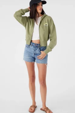 Women O’Neill Sweaters, Hoodies & Fleece<DARCIE HOODED ZIP FLEECE JACKET