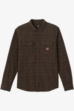 O’Neill Shirts & Flannels<DAVIES FLANNEL STANDARD FIT LONG SLEEVE SHIRT