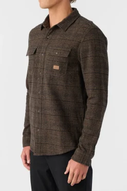 O’Neill Shirts & Flannels<DAVIES FLANNEL STANDARD FIT LONG SLEEVE SHIRT