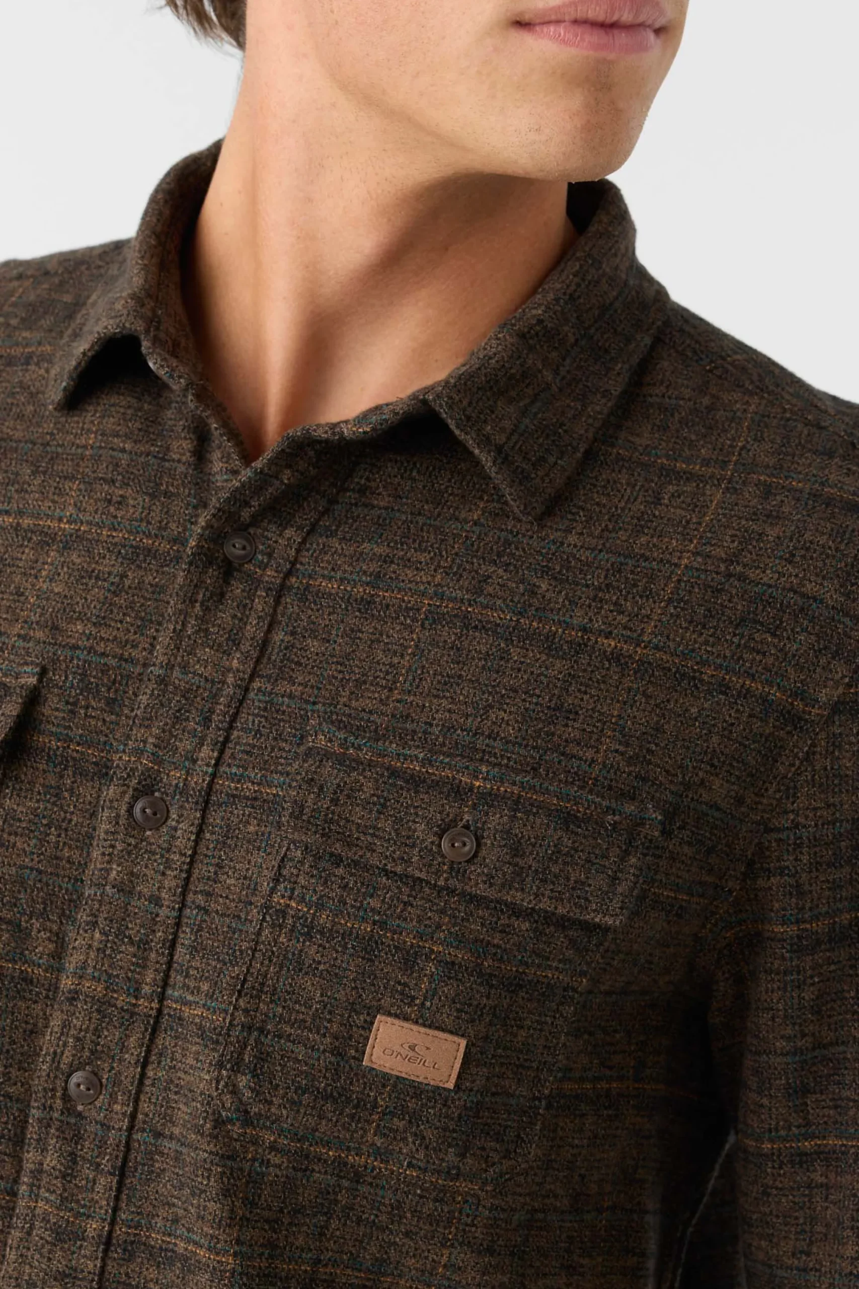 O’Neill Shirts & Flannels<DAVIES FLANNEL STANDARD FIT LONG SLEEVE SHIRT