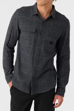 O’Neill Shirts & Flannels<DAVIES FLANNEL STANDARD FIT LONG SLEEVE SHIRT