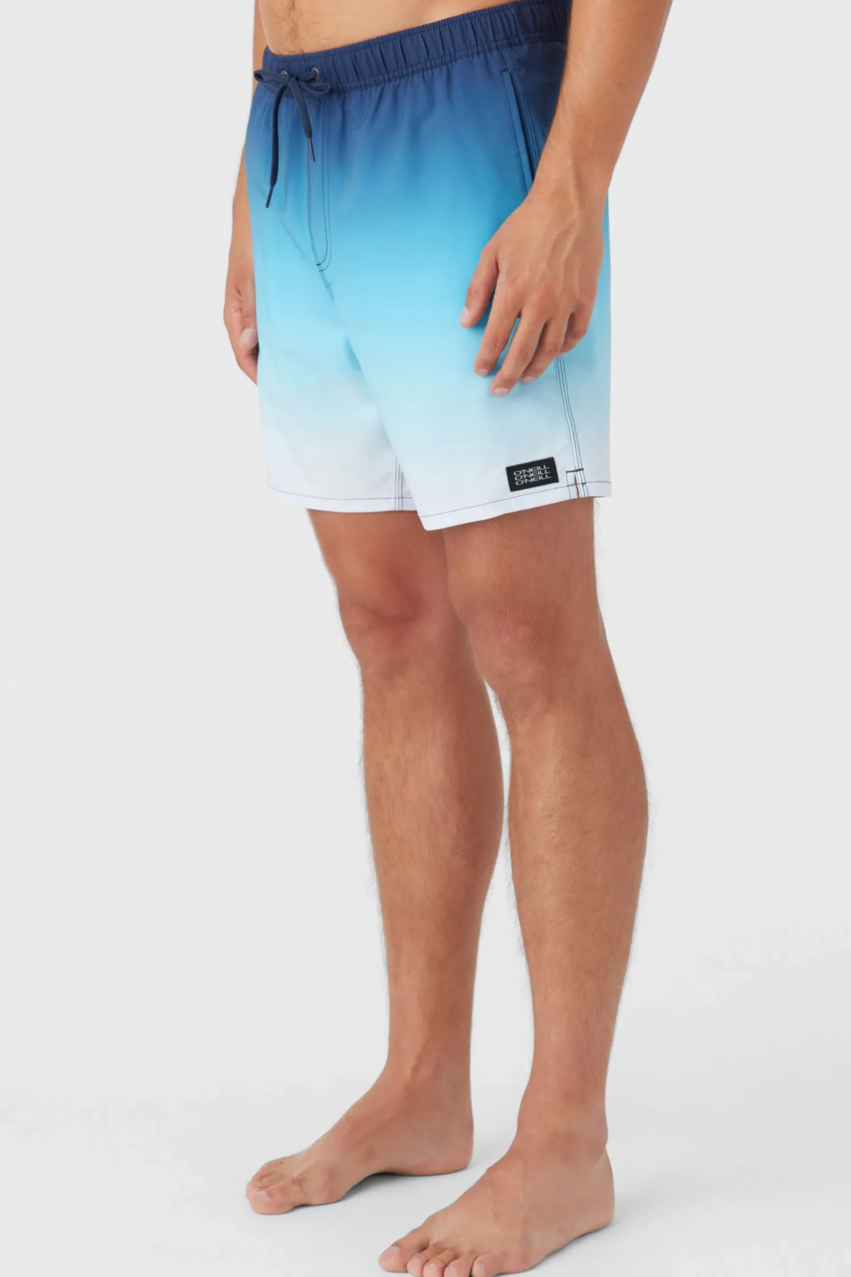 O’Neill Side Pockets|Swim Trunks<DIVERGENT ELASTIC WAIST LINED 17" SWIM TRUNKS