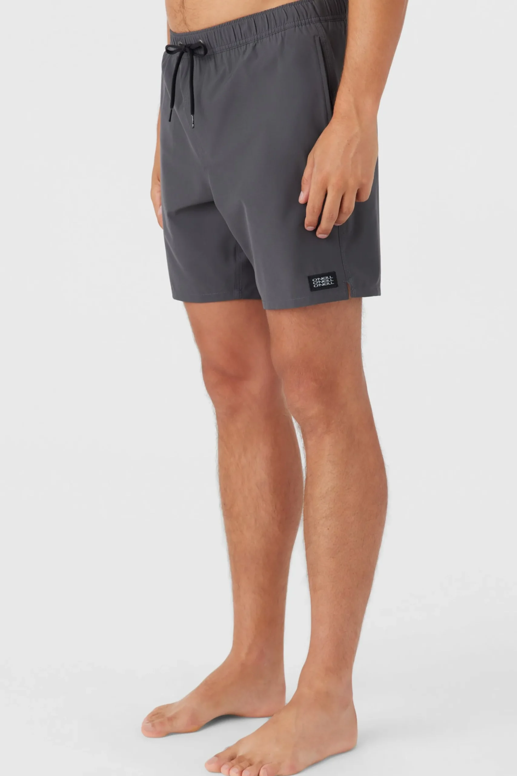 O’Neill Side Pockets<DIVERGENT ELASTIC WAIST LINED 17" SWIM TRUNKS
