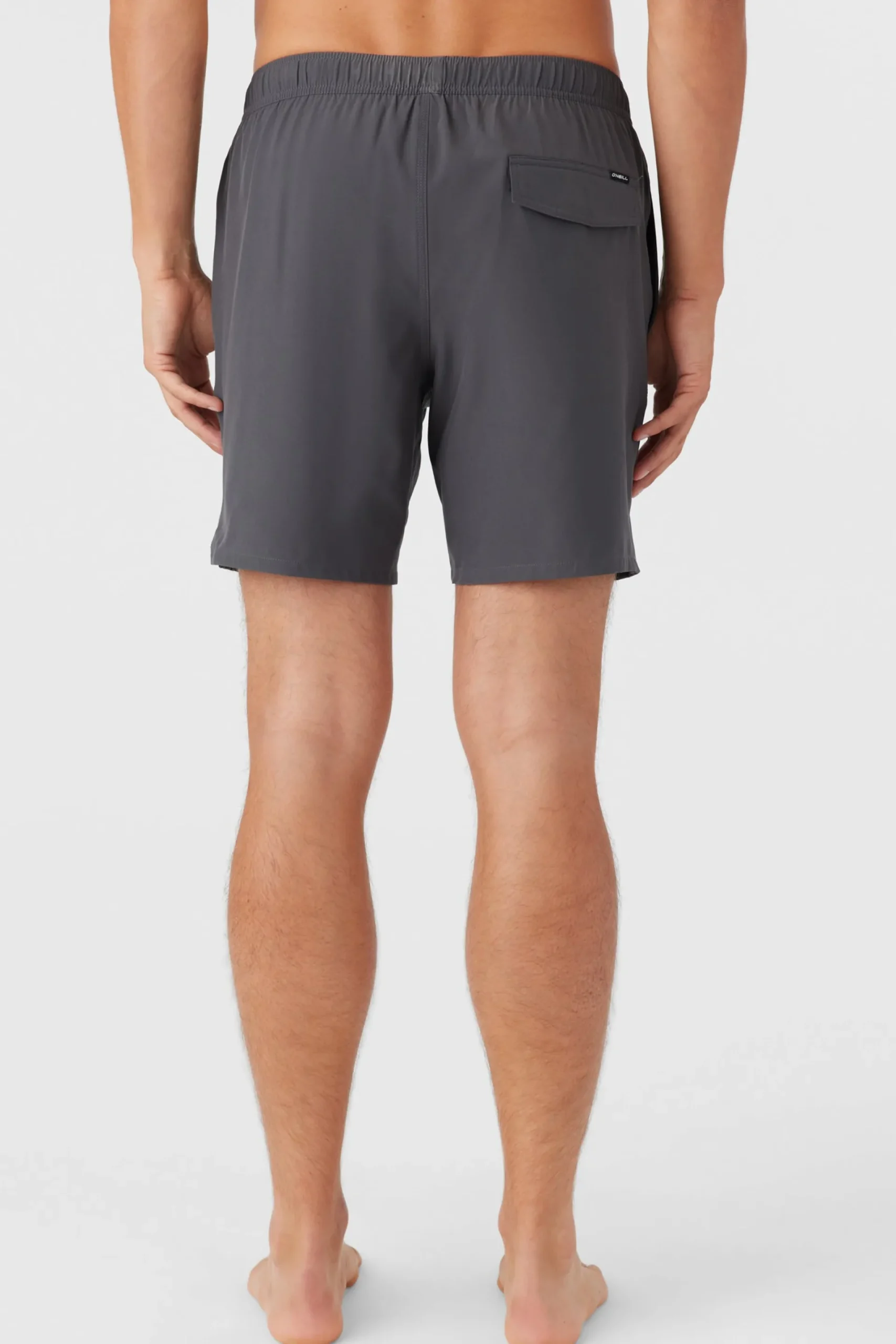 O’Neill Side Pockets<DIVERGENT ELASTIC WAIST LINED 17" SWIM TRUNKS