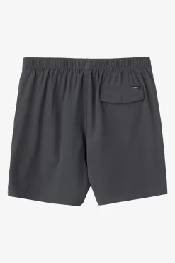 O’Neill Side Pockets<DIVERGENT ELASTIC WAIST LINED 17" SWIM TRUNKS
