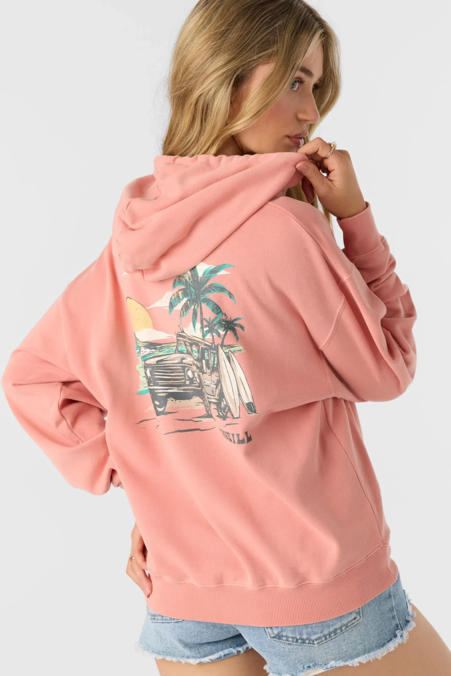 Women O’Neill Sweaters, Hoodies & Fleece|Graphic Tees & Tanks<DRIFT HOODED FLEECE PULLOVER