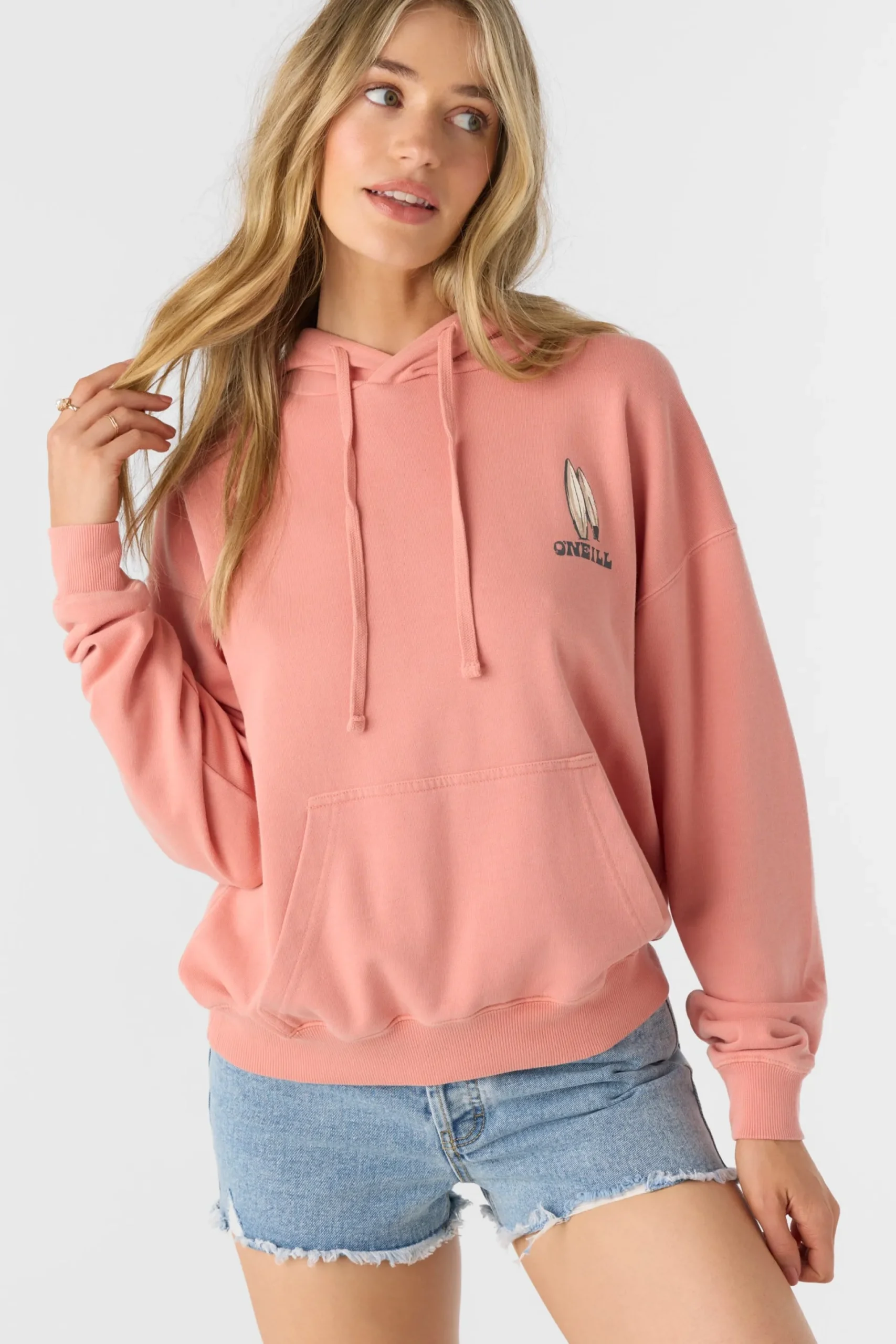 Women O’Neill Sweaters, Hoodies & Fleece|Graphic Tees & Tanks<DRIFT HOODED FLEECE PULLOVER