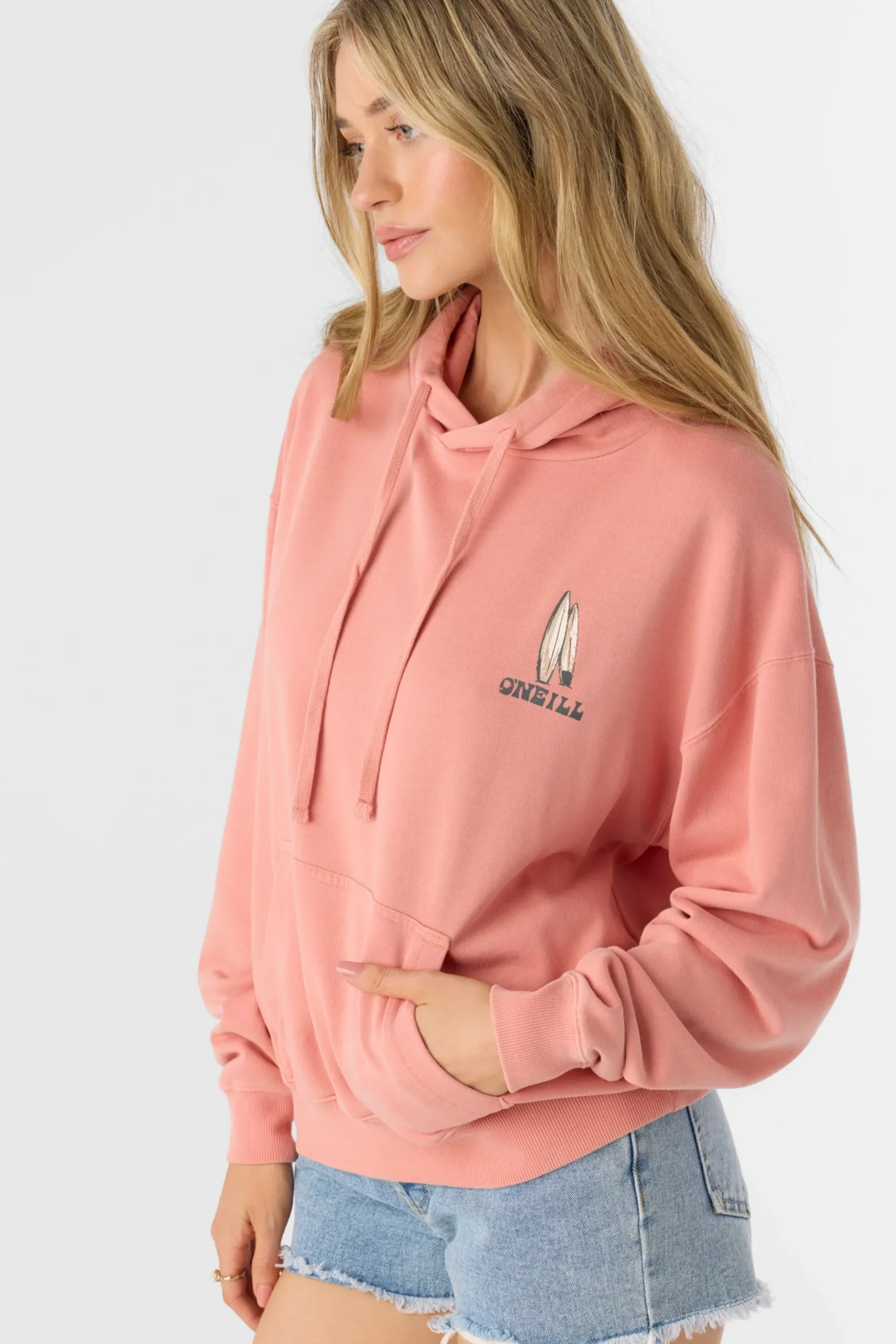 Women O’Neill Sweaters, Hoodies & Fleece|Graphic Tees & Tanks<DRIFT HOODED FLEECE PULLOVER