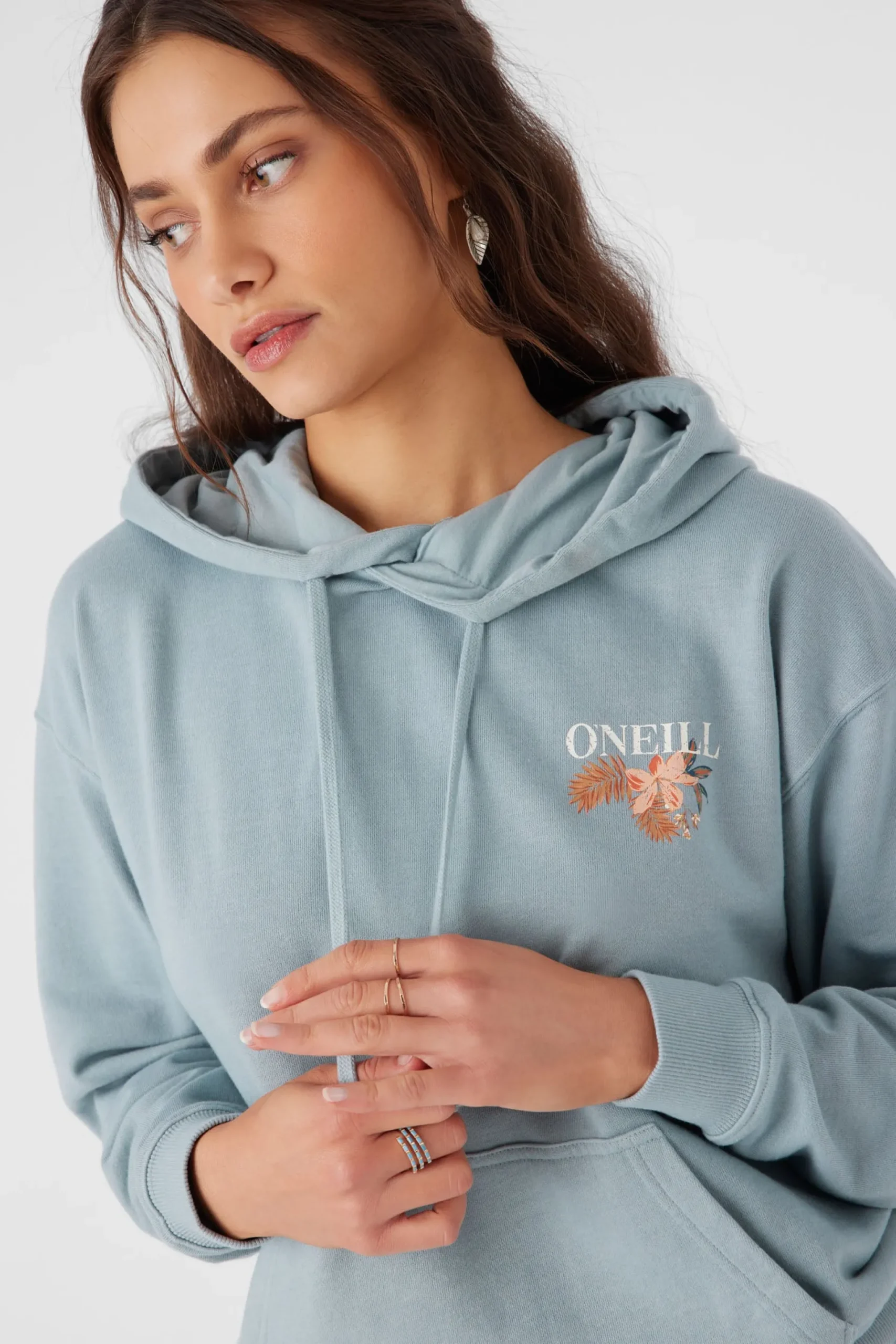 Women O’Neill Sweaters, Hoodies & Fleece|Graphic Tees & Tanks<DRIFT HOODED FLEECE PULLOVER