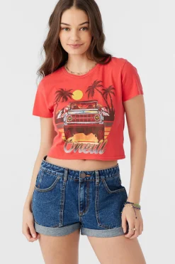 Women O’Neill Graphic Tees & Tanks<DRIVE WILD TEE
