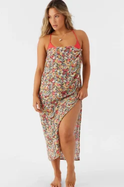 Women O’Neill Cover-Ups<EDEN DITSY HANALEI MAXI SKIRT COVER-UP