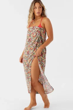 Women O’Neill Cover-Ups<EDEN DITSY HANALEI MAXI SKIRT COVER-UP