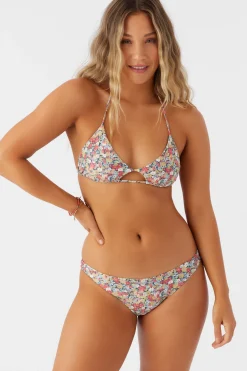 Women O’Neill Halter|Bikini Tops<EDEN DITSY MADRID CUTOUT BRALETTE TOP