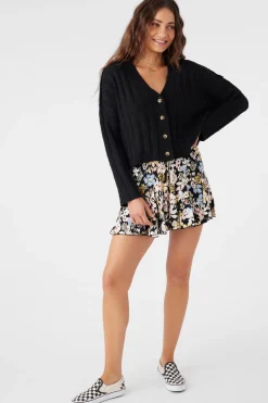 Women O’Neill Sweaters, Hoodies & Fleece<FERRIS SWEATER BUTTON FRONT CARDIGAN