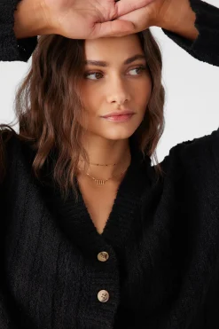 Women O’Neill Sweaters, Hoodies & Fleece<FERRIS SWEATER BUTTON FRONT CARDIGAN