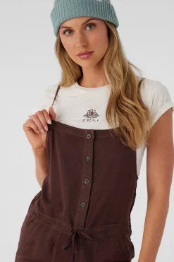 Women O’Neill Jumpsuits & Rompers<FRANCINA TWILL JUMPSUIT