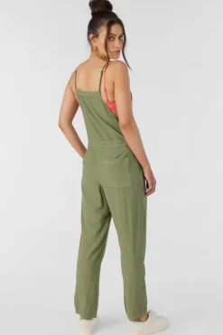 Women O’Neill Jumpsuits & Rompers<FRANCINA TWILL JUMPSUIT