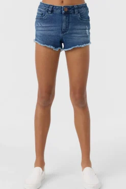 Kids O’Neill Bottoms<GIRL'S AIDEN DENIM SHORTS