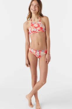 Women/Kids O’Neill Swim Sets|Swim Sets<GIRL'S ANTALYA FLORAL BRAIDED HIGH NECK SWIM SET