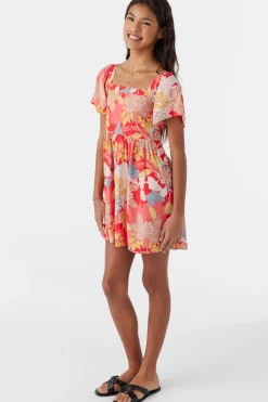 Kids O’Neill Dresses<GIRL'S BECKA ANTAYLA FLORAL DRESS