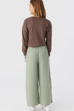 Kids O’Neill Bottoms<GIRL'S BRENDITA CRINKLE DOUBLE GAUZE PANTS