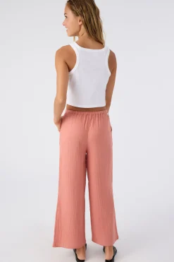 Kids O’Neill Bottoms<GIRL'S BRENDITA CRINKLE DOUBLE GAUZE PANTS
