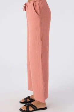 Kids O’Neill Bottoms<GIRL'S BRENDITA CRINKLE DOUBLE GAUZE PANTS
