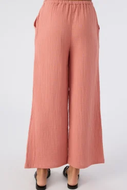 Kids O’Neill Bottoms<GIRL'S BRENDITA CRINKLE DOUBLE GAUZE PANTS