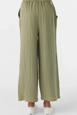 Kids O’Neill Bottoms<GIRL'S BRENDITA CRINKLE DOUBLE GAUZE PANTS