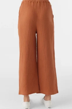 Kids O’Neill Bottoms<GIRL'S BRENDITA CRINKLE DOUBLE GAUZE PANTS