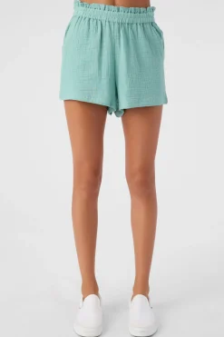 Kids O’Neill Bottoms<GIRL'S CARLITA CRINKLE DOUBLE GAUZE SHORTS
