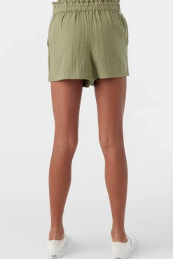 Kids O’Neill Bottoms<GIRL'S CARLITA CRINKLE DOUBLE GAUZE SHORTS