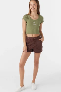 Kids O’Neill Bottoms<GIRL'S CHARLI ULTILITY SHORTS