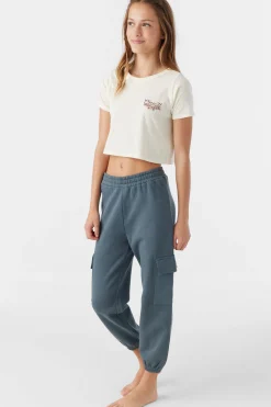 Kids O’Neill Bottoms<GIRL'S DEMNA CARGO FLEECE PANTS
