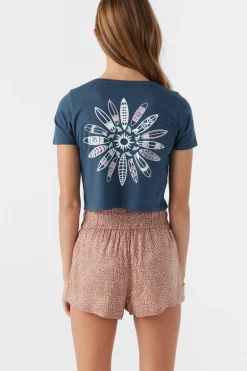 Kids O’Neill Bottoms<GIRL'S GABI LORDES ANIMAL BEACH SHORTS
