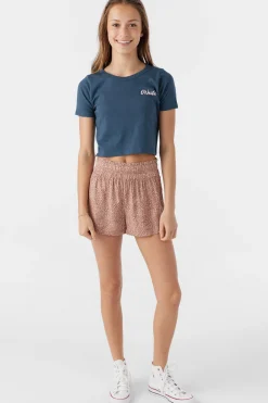Kids O’Neill Bottoms<GIRL'S GABI LORDES ANIMAL BEACH SHORTS