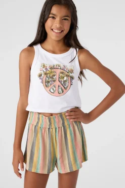 Kids O’Neill Bottoms<GIRL'S GABI STRIPE SHORTS
