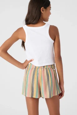 Kids O’Neill Bottoms<GIRL'S GABI STRIPE SHORTS
