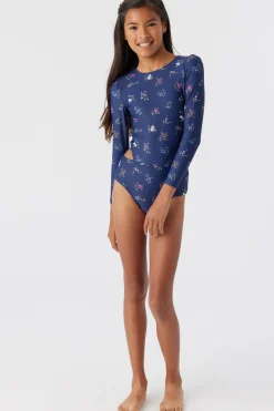 Women/Kids O’Neill One-Pieces|One Pieces<GIRL'S GARDEN FLORAL CUT OUT SURF SUIT