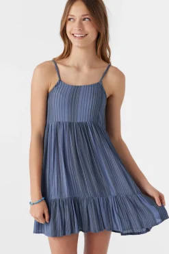 Kids O’Neill Dresses<GIRL'S HAYLEE MISHA STRIPE DRESS