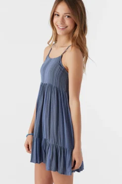 Kids O’Neill Dresses<GIRL'S HAYLEE MISHA STRIPE DRESS