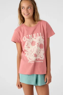 Kids O’Neill Tops<GIRL'S HERITAGE DAISY TEE