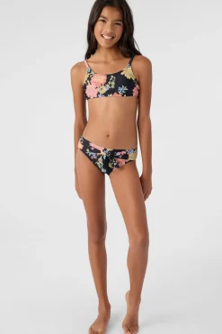 Women/Kids O’Neill Swim Sets|Swim Sets<GIRL'S KALI FLORAL TIE BACK BRALETTE & BOTTOMS