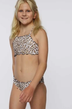 Women/Kids O’Neill Swim Sets|Swim Sets<GIRL'S LEO RUFFLE EDGE HI-NECK SWIM SET